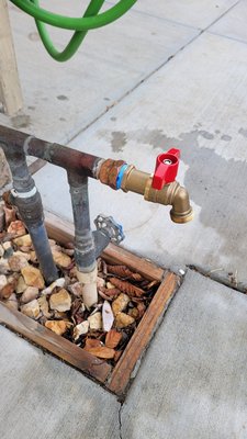 Photo of Handy Rooter & Plumbing - San Jose, CA, US. New good looking hose bibb by Mr. Trieu