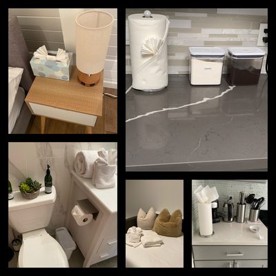 Photo of Richyelle's Cleaning - Daly City, CA, US. we organize and make beautiful details with the towels ,paper towel ,toilet paper ,napkins,pillows for airbnb.