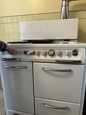 Photo of Triton Appliance repair - Palo Alto, CA, US. Wedgewood stove repair