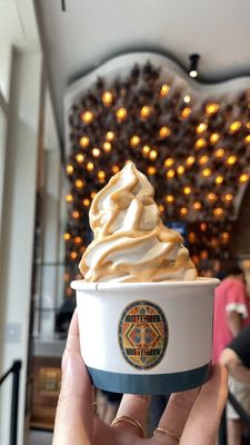 Photo of Harry Potter New York - New York, NY, US. Butter beer soft serve