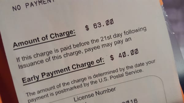 Photo of California Parking - San Francisco, CA, US. After paying, I found an extra payment demand, even though I paid in full when I arrived. And no attendant. Time wasting jerks!