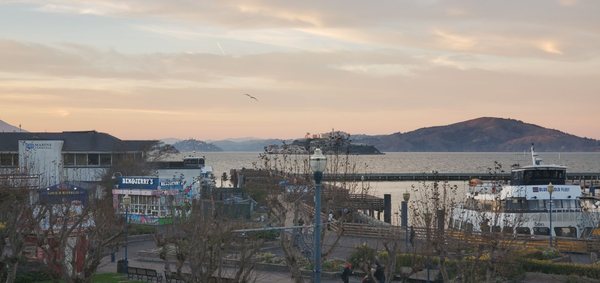 Photo of Pier 39 Parking Garage - San Francisco, CA, US. View from the 3rd floor