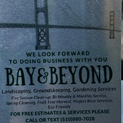 Bay & Beyond Landscaping Gardening and Groundskeeping