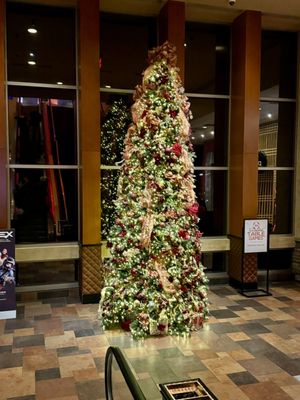 Photo of Red Hawk Resort + Casino  - Placerville, CA, US. 12.24.23 Christmas Tree just below the escalators