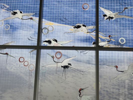 Photo of Oakland International Airport - Oakland, CA, US. Beautiful art in the Airport