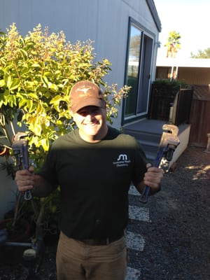 Photo of Sonoma Marin Plumbing - Petaluma, CA, US. Jake just after install. He's REALLY a knowledgable and cool guy!