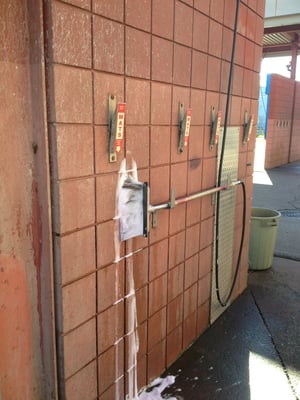 Photo of Royal Oak Car Wash - Burnaby, BC, CA. Foamy soap brush.