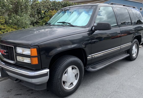 Photo of Express Mobile Detailing - Brisbane, CA, US. The pic was taken on a cloudy SF day, but my truck looks brand new. The hood was already Oxidized, but he made my truck look great!