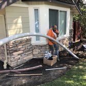 New trenchless sewer installation