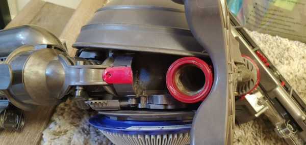 Photo of Reyes Vacuum Repair - Sunnyvale, CA, US. The clip snapped off from the connector ring, so the vacuum has no suction.