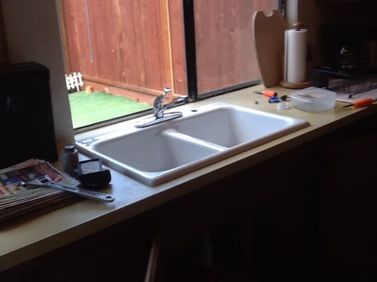 Photo of San Mateo Handyman - San Mateo, CA, US. Foster City sink/faucet install after image.