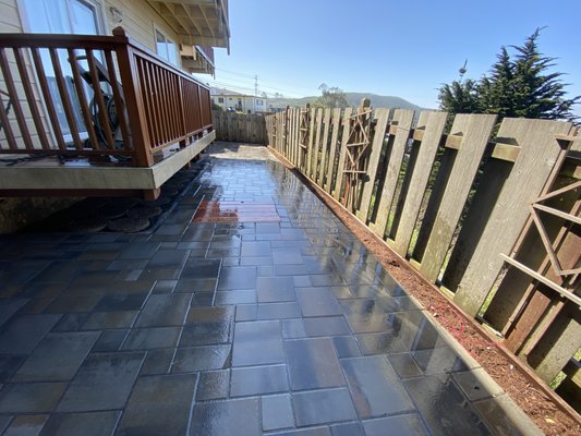 Photo of RB landscaping - Redwood City, CA, US. Pavers installation project in Pacifica