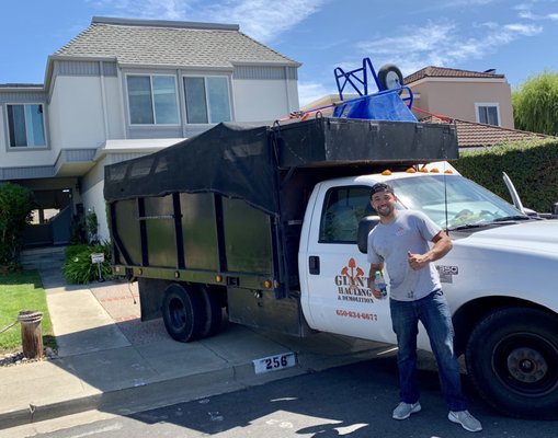 Photo of Giant Hauling & Demolition - San Francisco, CA, US. Owner Bryner. Excellent service with a smile.