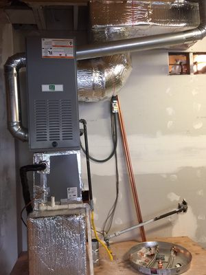 Photo of Phoenix Heating And Air Conditioning - San Leandro, CA, US. Central Heating and AC installation with new ductwork