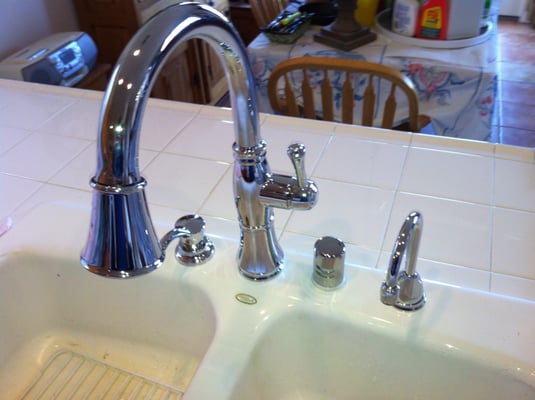 Photo of Citywide Plumbing - San Francisco, CA, US. New faucet,hot water dispenser,air gap and soap dispenser installed by Citywide Plumbing