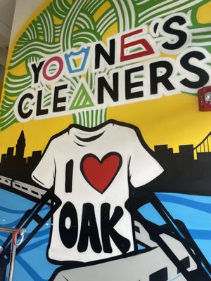 Photo of Young's Cleaners - Oakland, CA, US. Inside logo