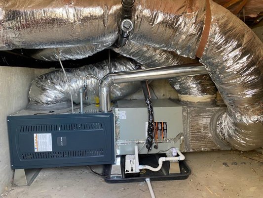 Photo of Galaxy Heating & Air Conditioning, Solar, Electrical - San Francisco, CA, US. American Standard furnace installation