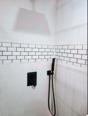 Photo of That's Good Drain & Rooter - Hercules, CA, US. Install new walk-in shower, including fixtures, tiles, and glass surround.