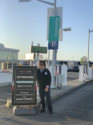 Photo of San Francisco Bay Oakland International Airport Parking Lot - Oakland, CA, US.