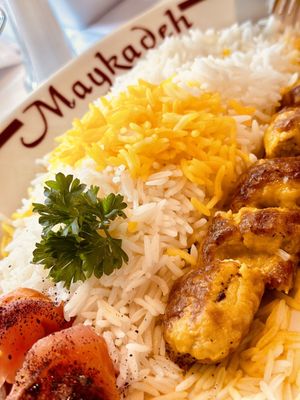 Photo of Maykadeh - San Francisco, CA, US. Ground chicken kebab