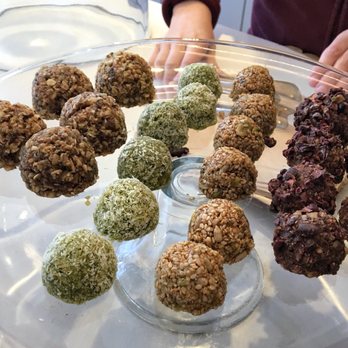 Superfood and powerballs.  The matcha one was nice actually