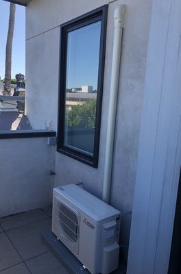 Photo of A Plus Quality HVAC - Daly City, CA, US. 115 V 12,000 Btu Mitsubishi equipment.