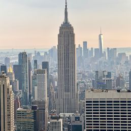 Photo of Top of the Rock. - New York, NY, United States. before it started raining in June