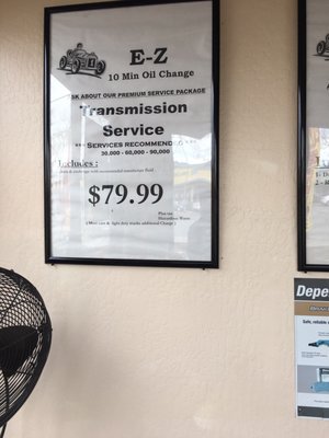 Photo of E-Z 10 Minute Oil Change - San Leandro, CA, US. Good deal