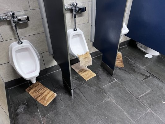 Photo of Lowe's Home Improvement - San Bruno, CA, US. Extremely unsanitary, dirty, filthy bathrooms. COVID doesn't seem to matter to their management.