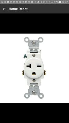 Photo of General SF - San Francisco, CA, US. This Receptacle Outlet is used for 240 Volt Appliance