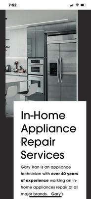 Photo of GARY’S In Home Appliances Repair Service - Hayward, CA, US.