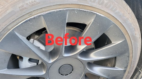 Photo of The Wheel Wizards - Fremont, CA, US. Before Repair