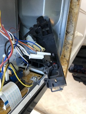 Photo of City Master Appliance Repair - Los Altos, CA, US. Microwave door switches replacement