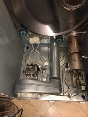 Photo of Sunrise Appliance Repair - Fair Oaks, CA, US. Samsung dryer cleaning and belt replacement