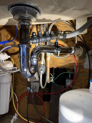 Photo of Pipeline Plumbing - San Francisco , CA, US. Disposal removed and tubing installed