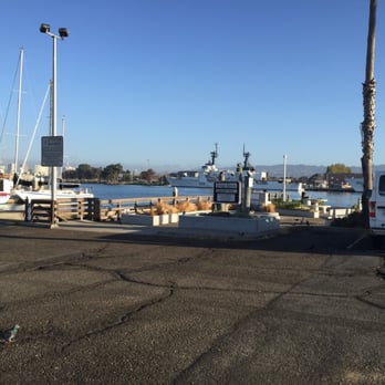 Boat launch with coast guard island in the background