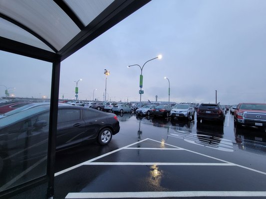 Photo of San Francisco Bay Oakland International Airport Parking Lot - Oakland, CA, US.