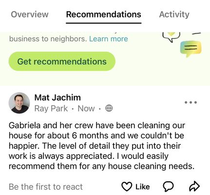 Photo of Gabriela’s & Ofelia’s House Cleaning - San Mateo, CA, US. This is a review from our clients,we try our best to leave your house spotless free estimate CALL NOW TO BOOK YOUR CLEANING AT 650-863-9374