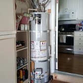 garage water heater install