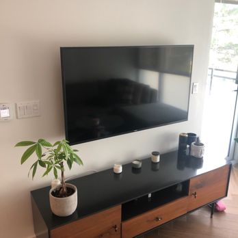 Perfectly mounted TV