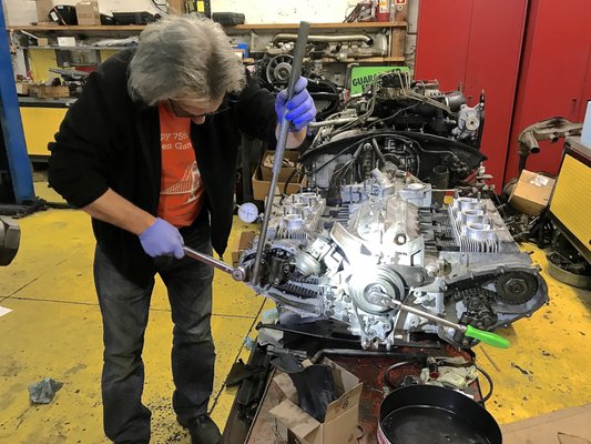 Photo of Aldo's Performance Motors - San Francisco, CA, US. Aldo @ Aldo's Porsche!