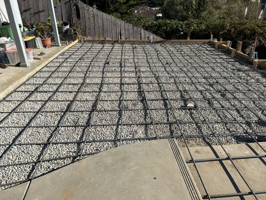 Photo of Gerardo Mariona - San Francisco, CA, US. Rebar's ready for pouring the concrete