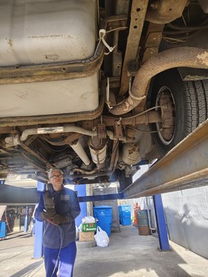 Photo of Golden Auto Muffler & Brake Service - Daly City, CA, US. Repair at work