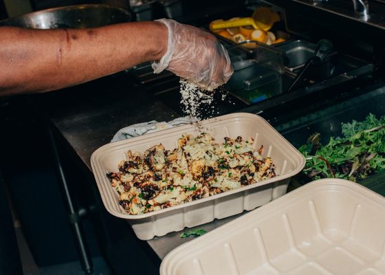 Photo of DIG - New York, NY, US. Cauliflower With Garlic And Parmesan