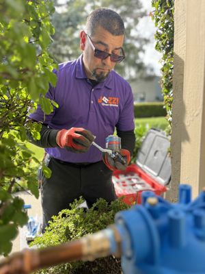 Photo of Jazz Heating Air Conditioning & Plumbing - Sacramento, CA, US. Precision in every detail: Jazz Home Services, setting the standard in plumbing excellence.