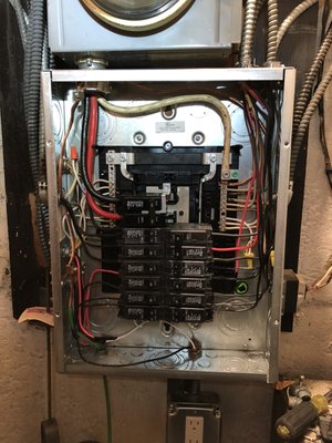 Photo of Mikhail Electrician - New York, NY, US. Breaker panel replaced and proper ground installed.