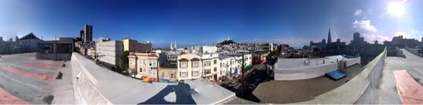 Photo of North Beach Parking Garage - San Francisco, CA, US. View from the roof deck!