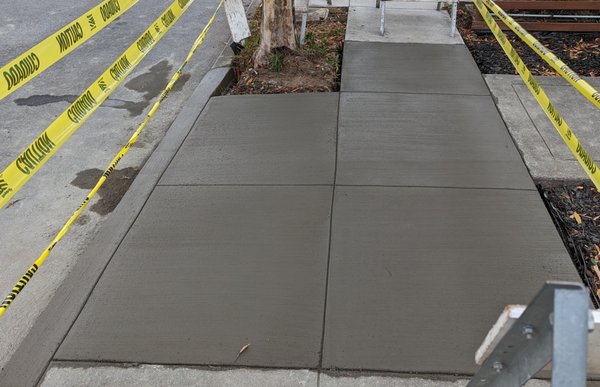 Photo of BlockBusters Concrete - San Francisco, CA, US. Photo of the repaired sidewalk and curb