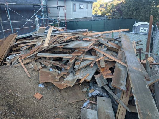 Photo of Rick's Hauling & Demolition - Berkeley, CA, US. Hauling of Construction Debris