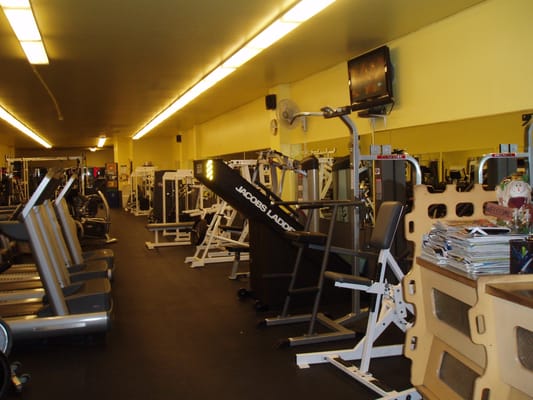 Photo of Sunset Gym - San Francisco, CA, US. Entrance of the gym with the infamous Jacobs Ladder.